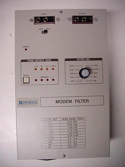 New ando modem filter as-83199 * nos *