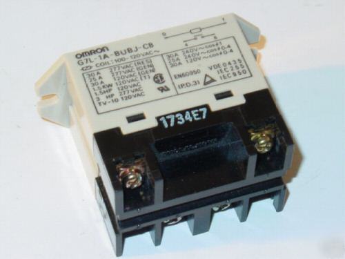 New omron G7L-1A-bubj-cb relay 100-120 vac coil - 