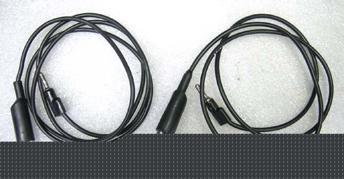 Set of itt pomona 3FT aligator clip leads