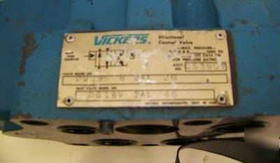 Vickers hydraulic directional control valve DG19S DG18V