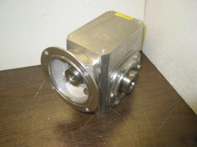 1.24 hp 44 rpm boston / baldor stainless gear reducer