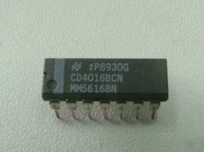 10 pcs national CD4016BCN decade counter ics chips