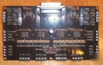 4 axis 10 amp stepper motor cnc drive & i/o