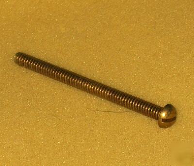 5 ea. brass screws 10-32 x 2-1/2