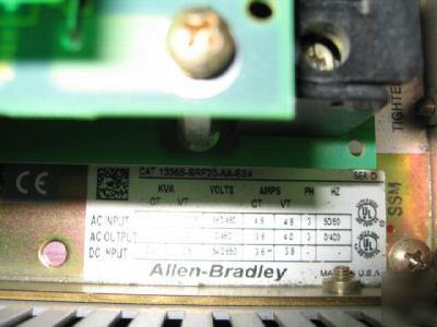 Ab allen bradley 1336S-BRF20-aa-ES4 ser d 2 hp frn 4.03