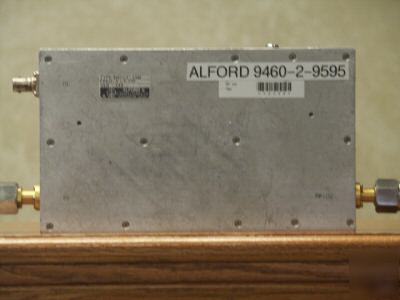 Alford 9460-2-9595 coaxial dc modulator 1-3 ghz.