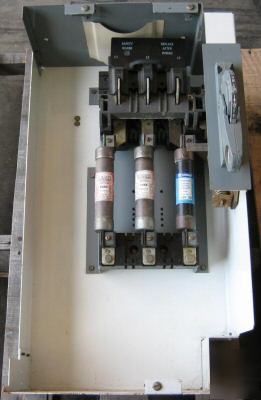 Allen bradley 100A fused disconnect switch mcc bucket