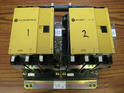 Allen bradley 104-A75ND3/100-A75N*3 reversing contactor