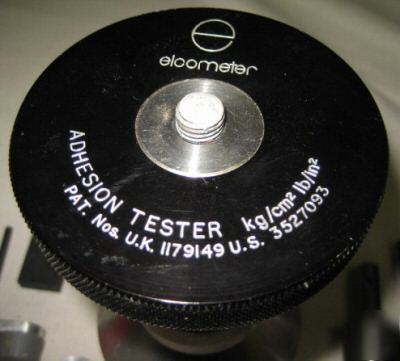 Eclometer 106/2 adhesion tester w/ attachments