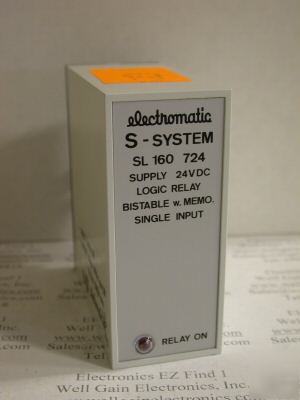 Electromatic SL160 724 logic relay bistable s sys 24VDC