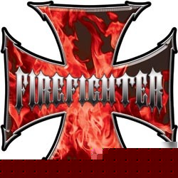 Firefighter decal reflective 2