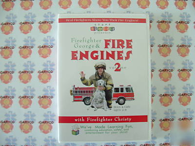 Firefighter george & fire engines video # 2 - for kids