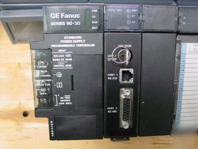 Ge fanuc 90-30 10 slot programmable controller nice plc