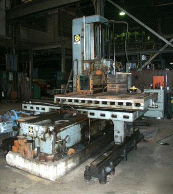 Horizontal boring mill table type giddings lewis 4 in.