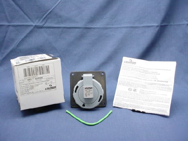 Leviton pin & sleeve receptacle 20A 600V 420R5W