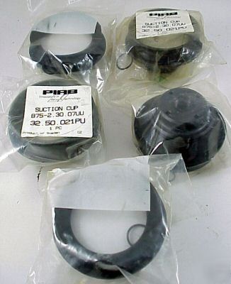 Lot of 5 piab B75-2.30.07U suction cups 32.50.021PU nos