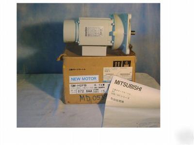 Mitsubishi electric geared motor with manual