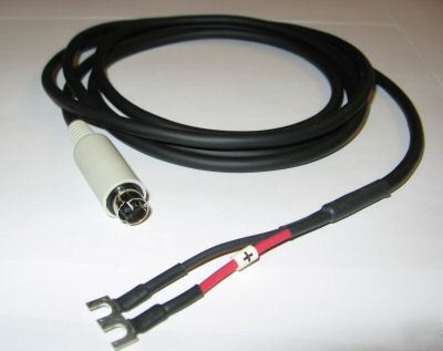 Mogami low noise wire mini 3 pin to 2 u connector 74