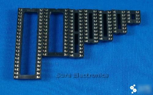 New assorted dip ic socket, 45 pcs, brand 