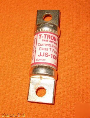 New buss jjs-100 fuse t-tron JJS100 class t bussmann 