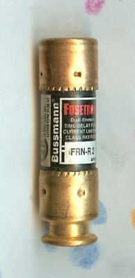 New bussmann frn-r-2. 2 amp 250 volt time delay fuse