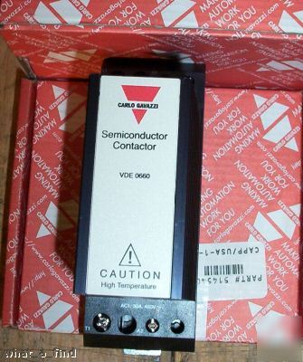 New carlo gavazzi RN1A48A30 semiconductor contactor 30A