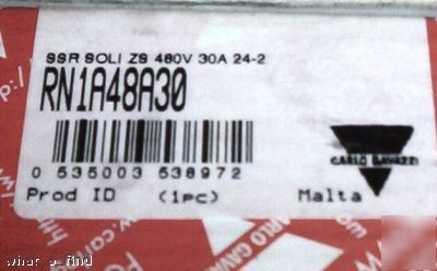 New carlo gavazzi RN1A48A30 semiconductor contactor 30A