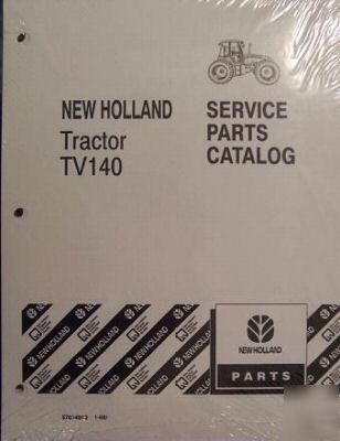 New holland TV140 tractor parts manual - new in plastic