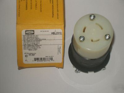 New hubbell HBL2313 L5-20R 20A 125V outlet receptacle