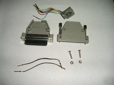New lot of 20 DB25 plastic hood with all accessories ib