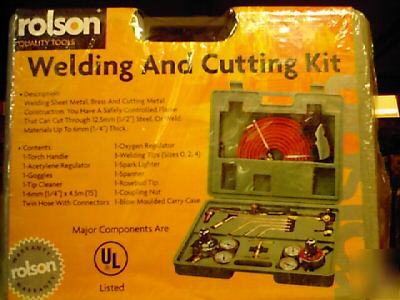 Rolson welding and cutting kit