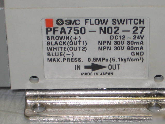 Smc flow switch PFA750-N02-27
