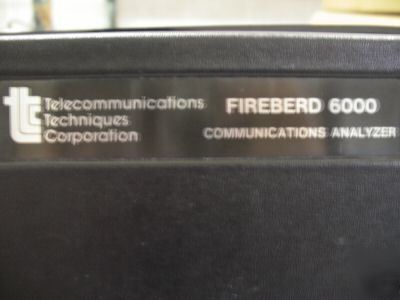Ttc fireberd 6000 communications analyzer w/ DS1,data+