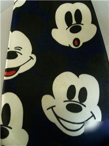 Vintage mens navy silk mickey mouse disneyana tie