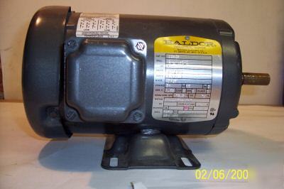 1 baldor M3545 1HP industrial motor 