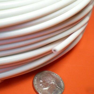 35FT. 15KV 17AWG white high voltage wire cable stranded