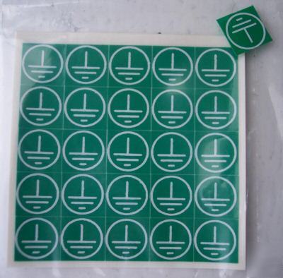 6 earth leads & safety labels electrician electronics
