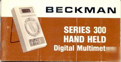 Beckman series 300 dmm operator's manual tech 300 - 330