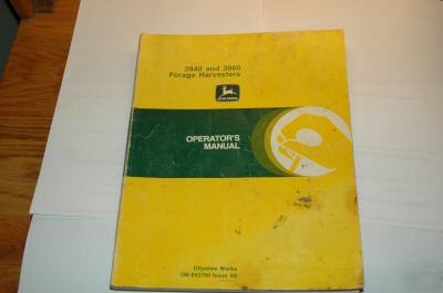 John deere forage harvesters manual