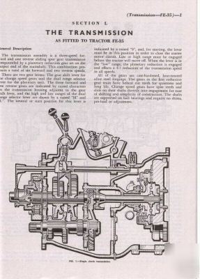 Massey ferguson TEA20 FE35 tractor workshop manual 