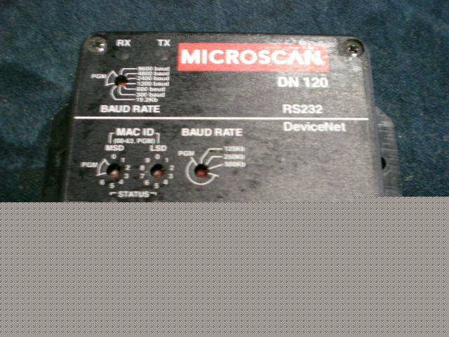 Microscan converter dn 120 rs 232
