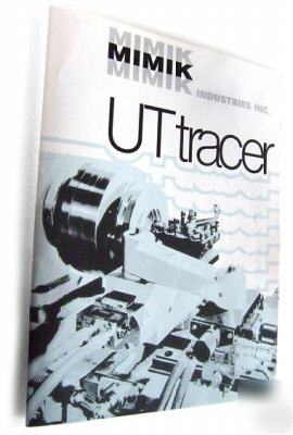 Mimik series ut tracers operating manual