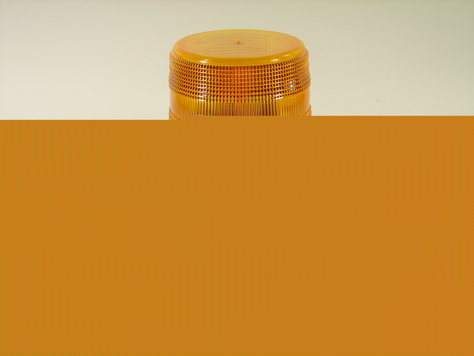 New 7 lot 360 degree 6V volt led amber barricade light