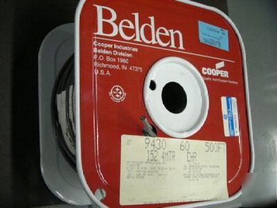 New belden 500' 22 awg 9430 control & audio cable