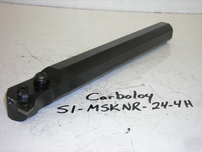 New carboloy boring bar si-msknr-24-4H 1 1/2'' shank 