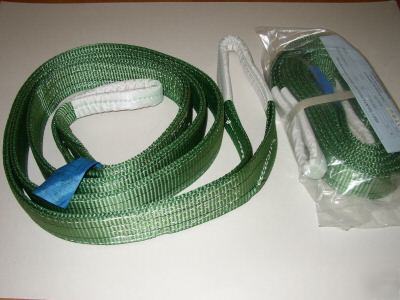 New two 2 x 10 lifting slings /tow strap rope 2PLY 