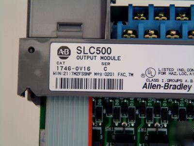 Nib allen bradley ab slc 500 i/o 1746-OV16 /c bo