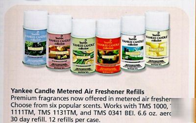 Timemist yankee candle air freshener sage & citrus 12/c