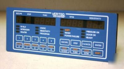 Verteq 1800-6AL resistivity monitor controller eni