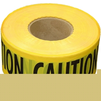 3 inch x 1000' yellow caution tape
